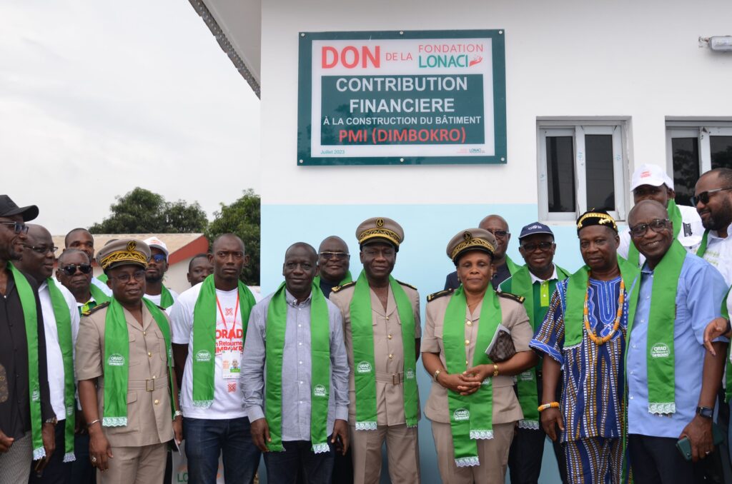 La Fondation LONACI inaugure une maternité au centre de PMI de Comikro