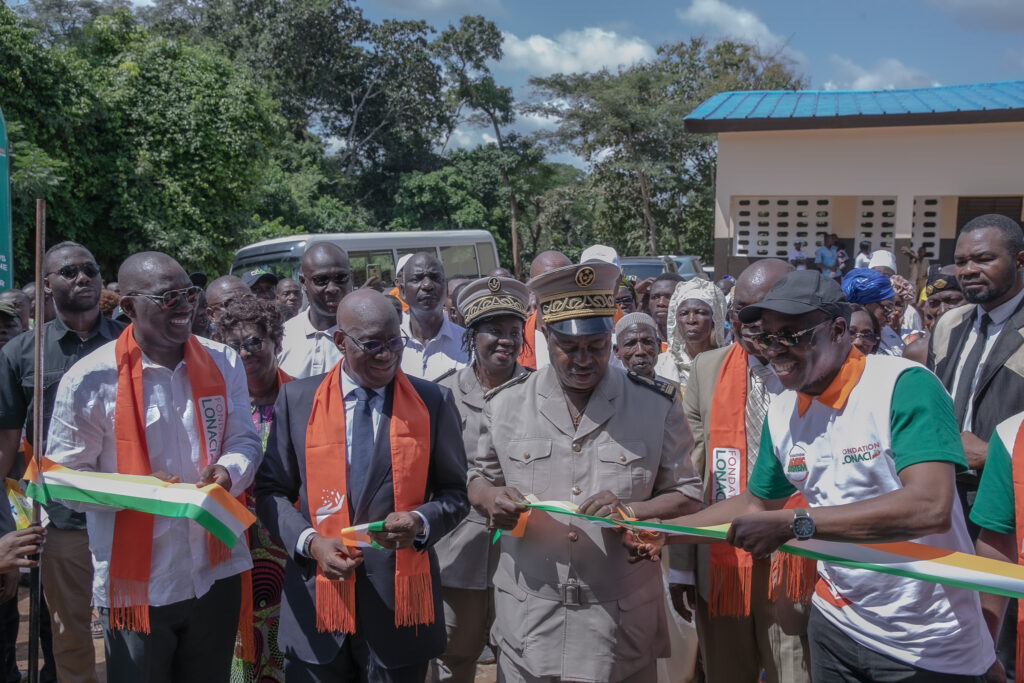 Soutien à l’éducation:   Les Fondations LONACI et Magic System offrent une école primaire à Kouadio-Kouma (Tanda)
