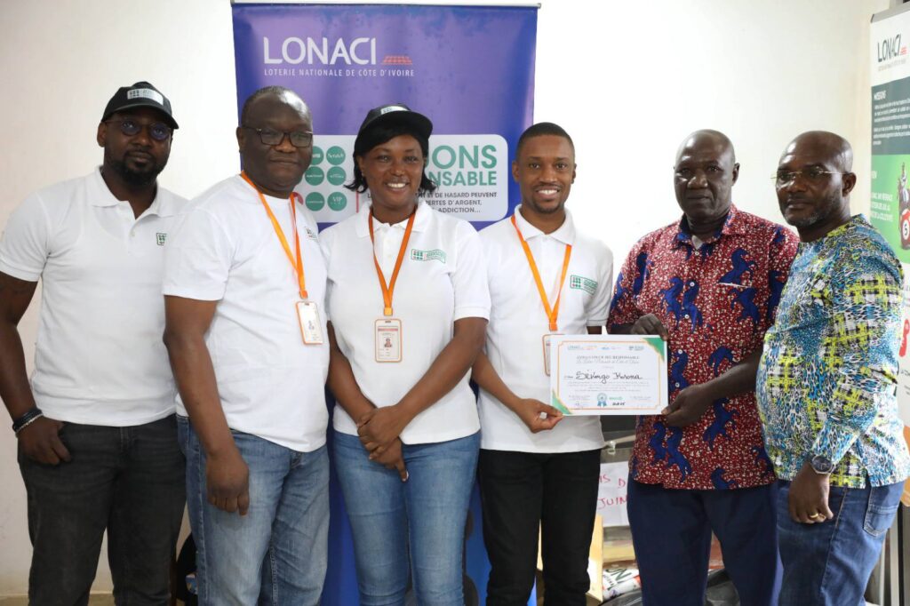 Jeu Responsable : La LONACI-Loterie Nationale de Côte d&rsquo;Ivoire sillonne la Côte d&rsquo;Ivoire pour sensibiliser les joueurs